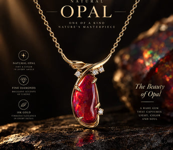 凝住一抹火光:Fire Opal 火蛋白石吊墜項鏈鑑賞