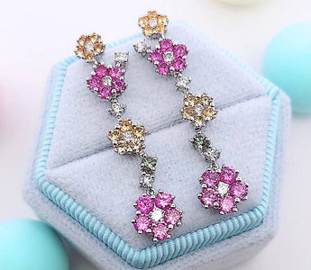 款式鑒賞 - 繽紛春日 · 彩寶耳環 - WILLS JEWELLERY