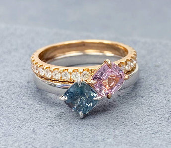 WILLS 款式鑒賞 ~ 天生一對 • 藍與粉尖晶石 - WILLS JEWELLERY