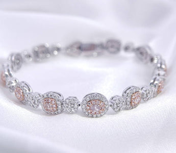 WILLS 款式鑒賞 ~ 柔和浪漫 · 天然粉鑽圍鑽戒指 - WILLS JEWELLERY