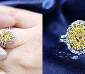 WILLS 款式鑒賞 ~ 雙行圍石戒指 · 梨形黃鑽 - WILLS JEWELLERY