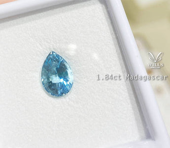 【WILLS LIVE TALK】1.84ct 梨形海藍寶石 Aquamarine - WILLS JEWELLERY