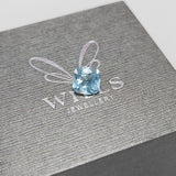 1.87ct 天然枕形切割海藍寶 - WILLS JEWELLERY