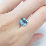 1.87ct 天然枕形切割海藍寶 - WILLS JEWELLERY