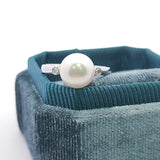 簡約戒指 • 7.5mm日本Akoya珍珠 - WILLS JEWELLERY