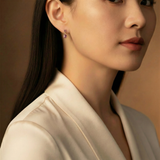 粉寶優雅垂墜耳環 - WILLS JEWELLERY