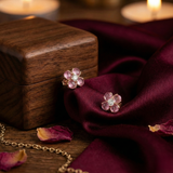 粉黛花顏耳釘 - WILLS JEWELLERY