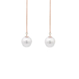 優雅長耳環・日本Akoya珍珠 - WILLS JEWELLERY