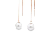 優雅長耳環・日本Akoya珍珠 - WILLS JEWELLERY