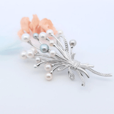 花束胸針 • 日本Akoya珍珠 - WILLS JEWELLERY
