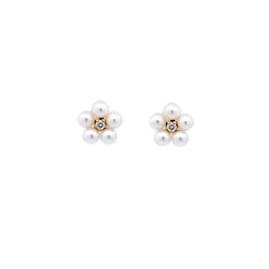 花花耳環 • 日本Baby Akoya珍珠 - WILLS JEWELLERY