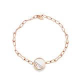 Enchaîner圓形手鏈.珍珠貝母 - WILLS JEWELLERY