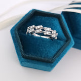 Enchaîner雙層戒指.鑽石 - WILLS JEWELLERY