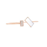 (網店限定!)Enchaîner手鐲.長方形珍珠貝母 - WILLS JEWELLERY