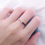 Enchaîner黑搪瓷鏈戒.鑽石 - WILLS JEWELLERY