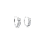 (網店限定!)Enchaîner圈形耳環.鑽石 - WILLS JEWELLERY