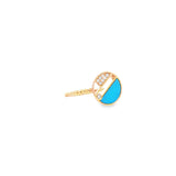 Enchaîner圓形戒指・綠松石 - WILLS JEWELLERY