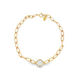 Enchaîner圓形手鏈.鑽石 - WILLS JEWELLERY