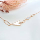 Enchaîner多邊形手鏈.珍珠貝母 - WILLS JEWELLERY