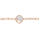 Enchaîner圓形手鏈.珍珠貝母 - WILLS JEWELLERY