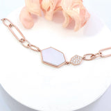 Enchaîner幾何手鏈・珍珠貝母 - WILLS JEWELLERY