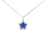 (網店限定!)Garden 吊墜.藍寶石 - WILLS JEWELLERY