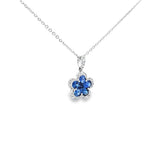 (網店限定!)Garden 吊墜.藍寶石 - WILLS JEWELLERY