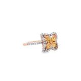 小花戒指.黃色藍寶石 - WILLS JEWELLERY