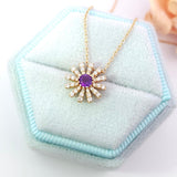 花漾頸鏈・紫晶 - WILLS JEWELLERY
