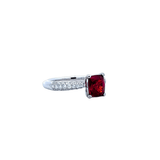復古風戒指.紅色尖晶石 - WILLS JEWELLERY