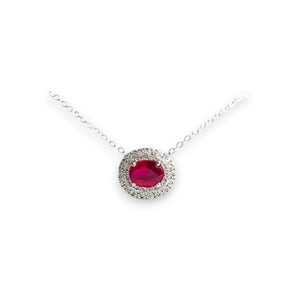 華麗風頸鏈.鴿血紅紅寶石 - WILLS JEWELLERY