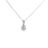 花朵吊墜.鑽石 - WILLS JEWELLERY