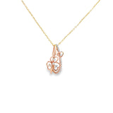 三葉草吊墜.鑽石 - WILLS JEWELLERY