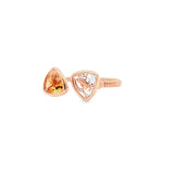 開口戒指・紫晶及黄晶 - WILLS JEWELLERY