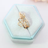 三葉草吊墜.鑽石 - WILLS JEWELLERY