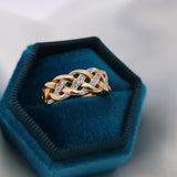 織花戒指.鑽石 - WILLS JEWELLERY
