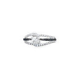 拼色戒指・黑鑽白鑽 - WILLS JEWELLERY