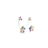 花朵耳環.彩寶 - WILLS JEWELLERY