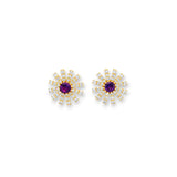 花漾耳環・紫晶 - WILLS JEWELLERY