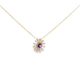 花漾頸鏈・紫晶 - WILLS JEWELLERY