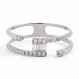 簡約線條戒指.鑽石 - WILLS JEWELLERY