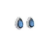 水滴耳環・倫敦藍晶 - WILLS JEWELLERY