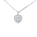心形吊墜・鑽石 - WILLS JEWELLERY
