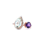 拼色戒指・綠紫晶及紫晶 - WILLS JEWELLERY