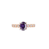 復古戒指.紫色藍寶石 - WILLS JEWELLERY