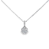 花朵吊墜.鑽石 - WILLS JEWELLERY