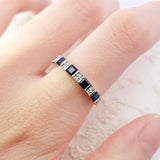 藍白相間戒指.藍寶石 - WILLS JEWELLERY