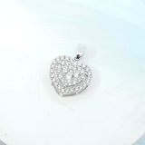 心形吊墜・鑽石 - WILLS JEWELLERY