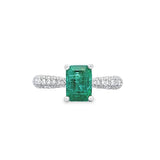 復古風戒指· 宮廷綠綠寶石 - WILLS JEWELLERY