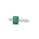 復古風戒指· 宮廷綠綠寶石 - WILLS JEWELLERY